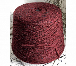 Твидовая пряжа Бордо