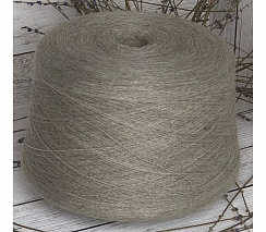 Шерсть в бобинах Светло-серый