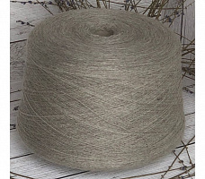 Шерсть в бобинах Светло-серый