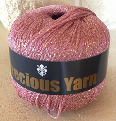 Люрекс Пыльно-розовый с золотом