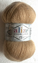 Смесовая Пряжа Беж с Пайетками