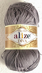 Хлопок Лен Вискоза Серый