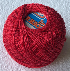 Лен Вискоза Красный