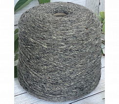 Твидовая пряжа Серый