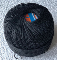 Лен Вискоза Угольный