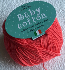 Хлопок Розовый Корал