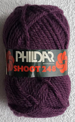 Смесовая Пряжа Баклажановый