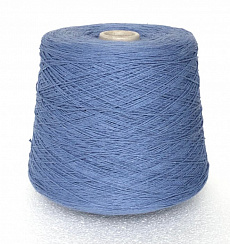 Шелк в бобинах Лазурно-синий