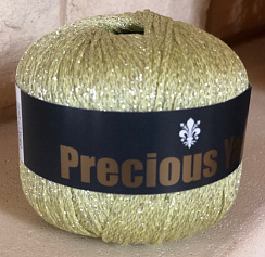 Люрекс Бледно-желтый с серебром