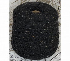 Твидовая пряжа Черный