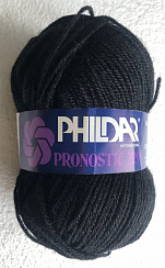 Смесовая Пряжа Черный