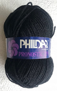 Смесовая Пряжа Черный