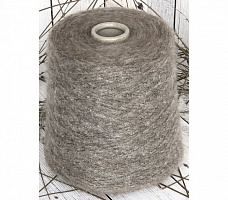 Альпака Серо-бежевый меланж